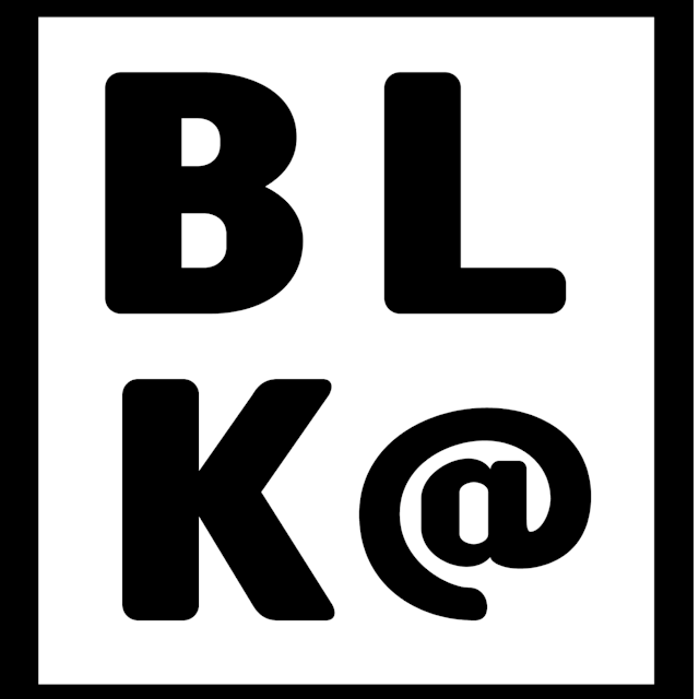 Black at logo